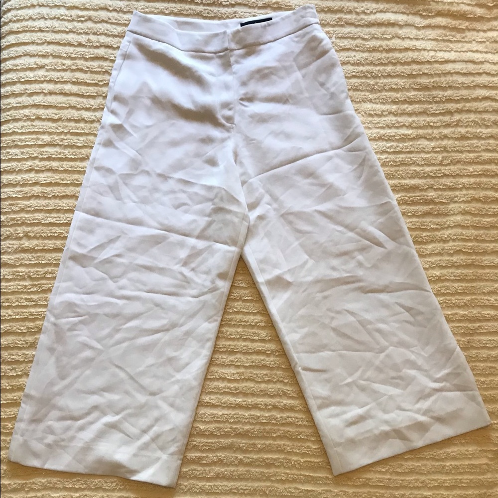 Rag & Bone White Wide Leg Silk Blend Size 8